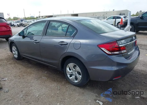 2015 Honda Civic Lx из США, поврежденный, VIN 2HGFB2F54FH525426
